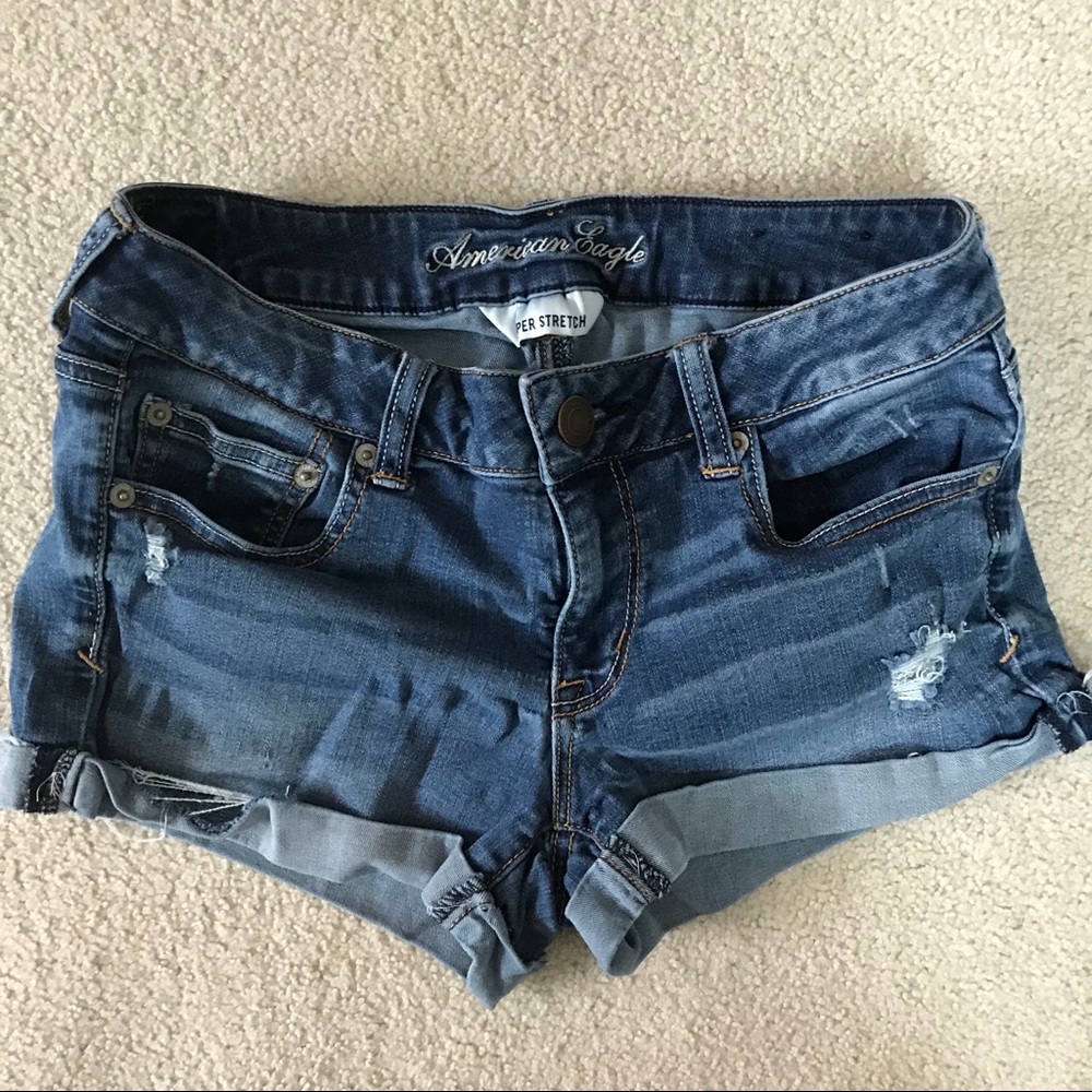 American Eagle midi shorts